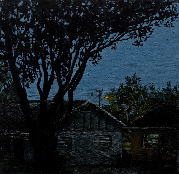 Momentary Pause No.2, 2025, acrylic paint on canvas, 8 x 8 in. / 20.32 x 20.32 cm.