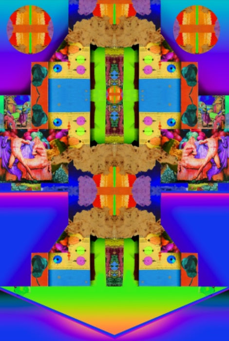 The Down Arrow, 2025, digital image, 60 x 40 in. / 152.4 x 101.6 cm.