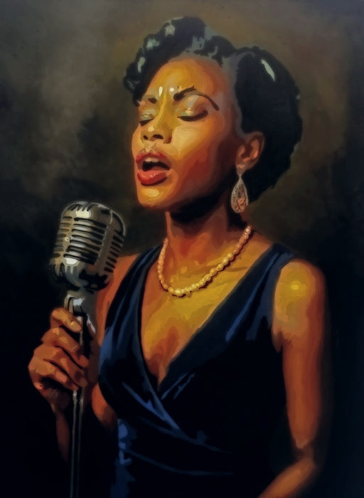 Lena Blue, 2025, acrylic on canvas, 48 x 36 in. / 121.92 x 91.44 cm.
