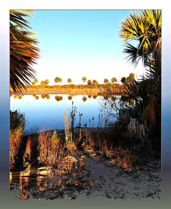 Lighthouse Pool Reflections #1, 2025, digital photograph, 22 x 18 in. / 55.88 x 45.72 cm.