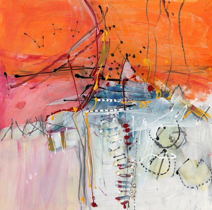 Imagination, 2024, water media, 19 x 19 in. / 48.26 x 48.26 cm.