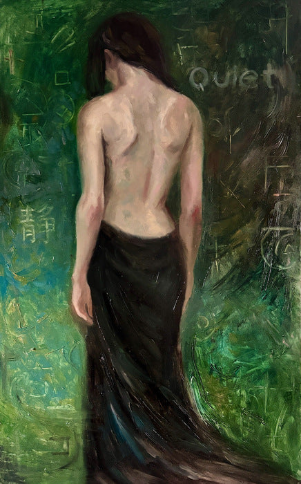 Quiet, 2025, mixed media, 30 x 48 in. / 76.2 x 121.92 cm.