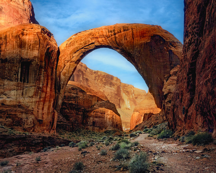 Rainbow Arch, Lake Powell, AZ, 2025, archival print, 16 x 20 in. / 40.64 x 50.8 cm.