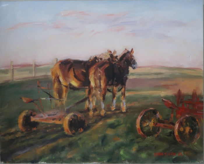 Golden Hour, 2025, oil, 16 x 20 in. / 40.64 x 50.8 cm.