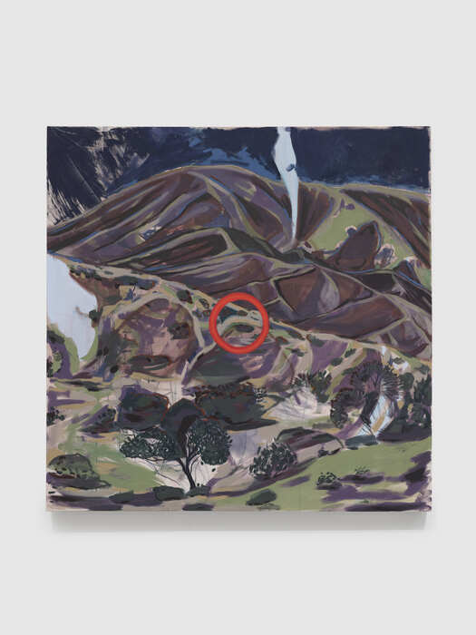 Nocturne, 2025, oil on canvas, 46 x 46 in. / 116.84 x 116.84 cm.