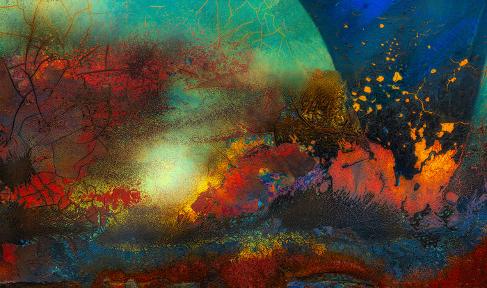 World in Upheaval, 2023, archival inkjet print, 15 x 25 in. / 38.1 x 63.5 cm.
