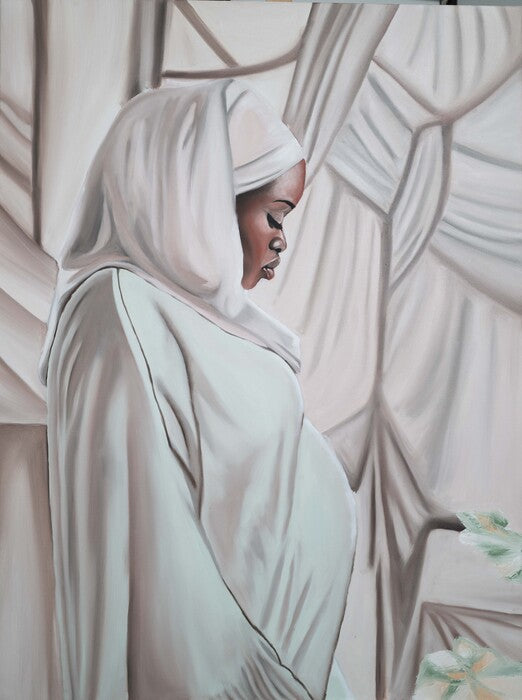 Before the Naming Ceremony, 2026, oil on canvas, 48 x 36 in. / 121.92 x 91.44 cm.