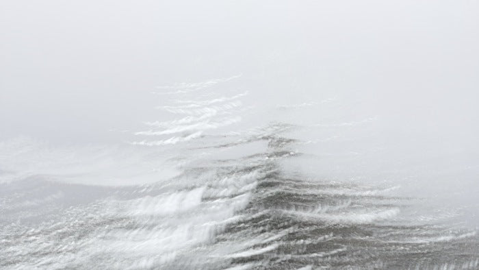 Dancing Snow, 2023, digital photography, 45 x 80 cm. / 17.7 x 31.4 in.