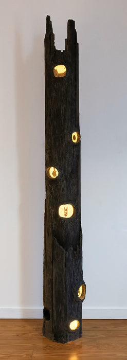 Untitled 2, 2026, mixed media, 88 x 11 x 11 in. / 223.52 x 27.94 x 27.94 cm.