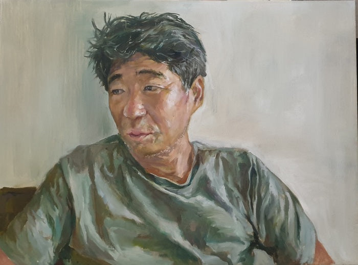 Unconditional Love, 2022, oil, 17 x 23 in. / 43.18 x 58.42 cm.