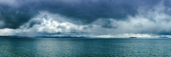 Yellowstone Lake, Before the Snow, 2020, digital photo, 20 x 60 in. / 50.8 x 152.4 cm.