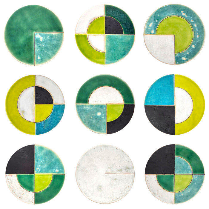 Bandera Ice Cave: Crop Circle Series, 2026, ceramic, 36 x 36 in. / 91.44 x 91.44 cm.