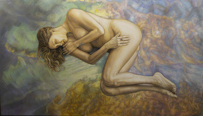 Nebula Dreams Three, 2026, oil, 30 x 52 in. / 76.2 x 132.08 cm.