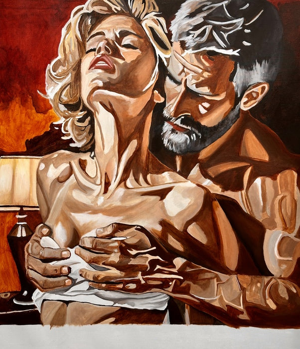 "God Needs the Devil" Image 3, 2026, acrylic on linen canvas, 36 x 36 in. / 91.44 x 91.44 cm.