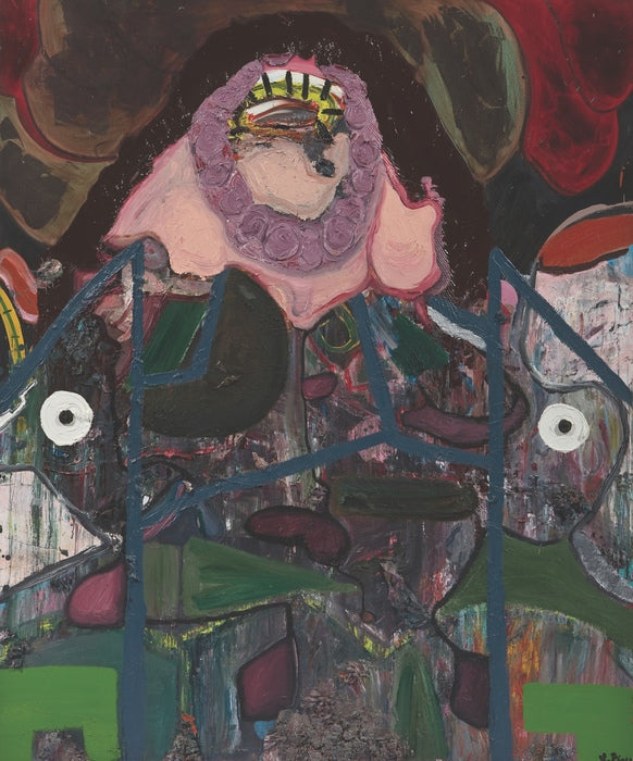 Crag, 2008, oil on canvas, 60 x 72 in. / 23.6 x 28.3 cm.