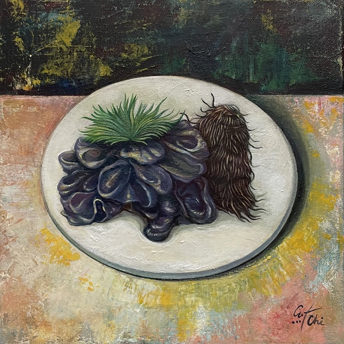Nine Plates - Plate VII, 2026, acrylic, 12 x 12 in. / 30.48 x 30.48 cm.