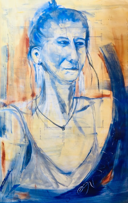 Open Heart, 2019, oil on paper, 20 x 28 in. / 50.8 x 71.12 cm.
