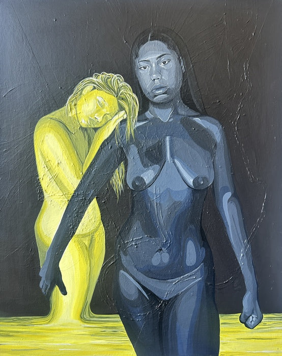 Outside/Inside, 2025, acrylic, 30 x 24 in. / 76.2 x 60.96 cm.