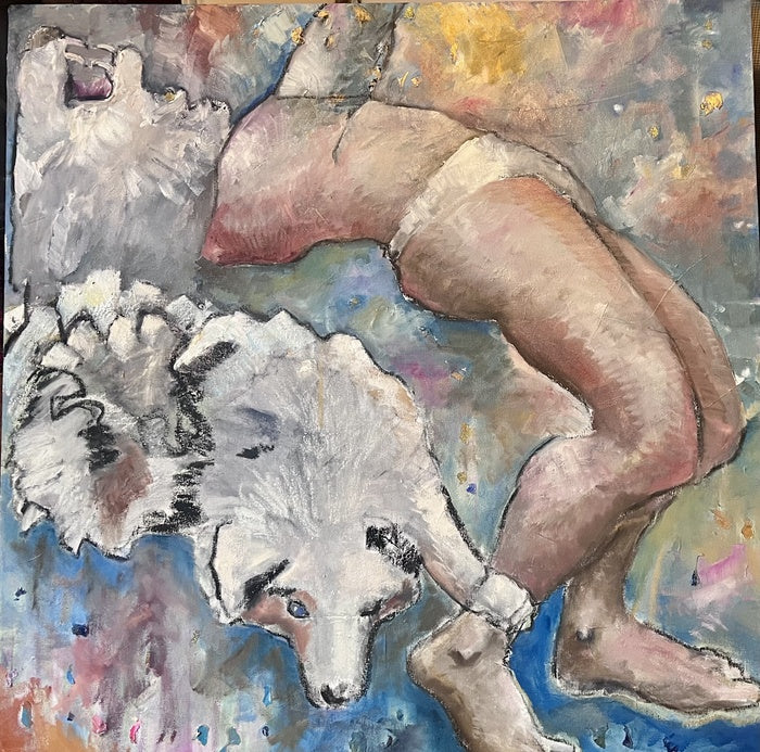 Dance of the Bear, 2026, oil on canvas, 36 x 36 in. / 91.44 x 91.44 cm.