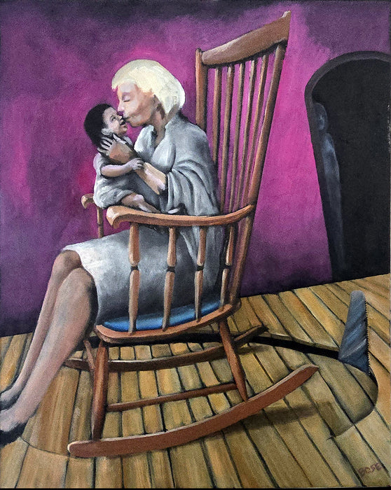 And That Was the End of Grandma, 2025, oil on canvas, 20 x 30 in. / 50.8 x 76.2 cm.