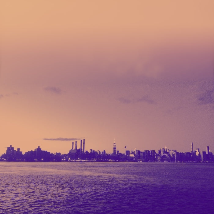 NYC in Purple, 2016, digital photography, 45 x 45 cm. / 17.7 x 17.7 in.