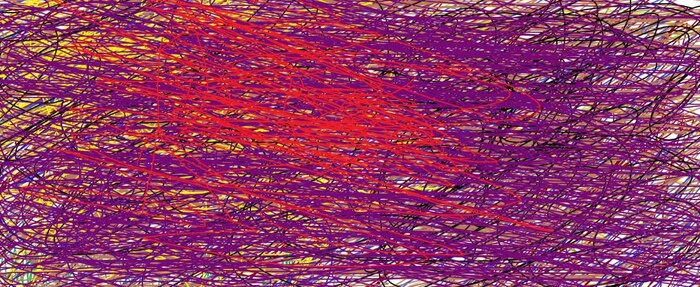 Thermodynamic Vector, 2023, digital art, 12 x 30 cm. / 4.72 x 11.8 in.
