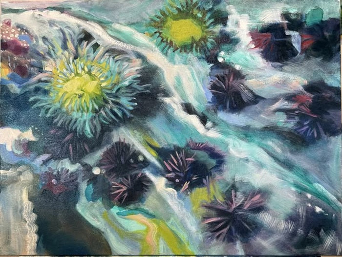 Deep Current, 2026, multimedia, 18 x 24 in. / 45.72 x 60.96 cm.