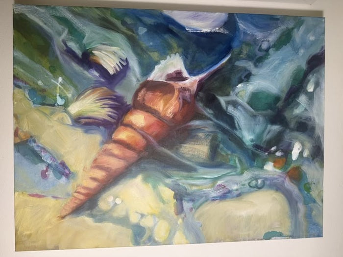 Sandy Wash, 2026, multimedia, 18 x 24 in. / 45.72 x 60.96 cm.