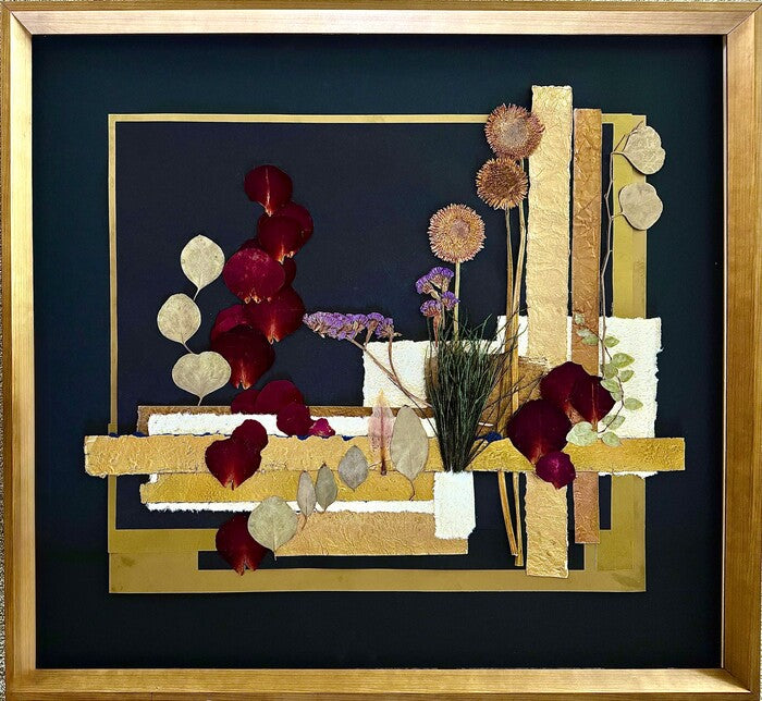 Clair de Lune I, 2026, mixed media, 25 x 26 in. / 63.5 x 66.04 cm.