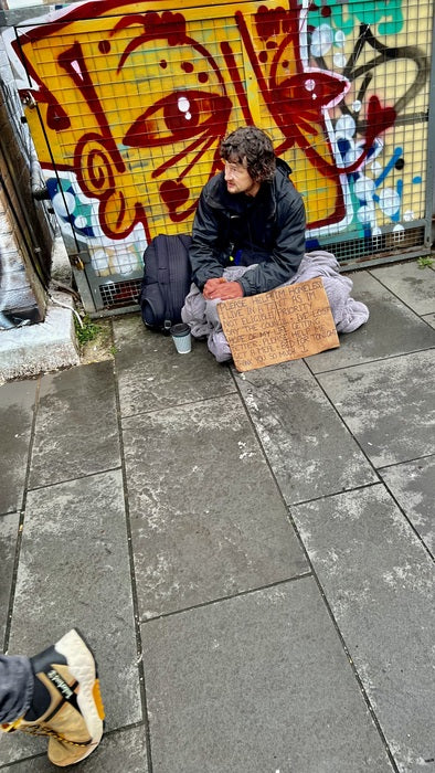 Homeless, 2024, digital photography, 80 x 45 cm. / 31.4 x 17.7 in.