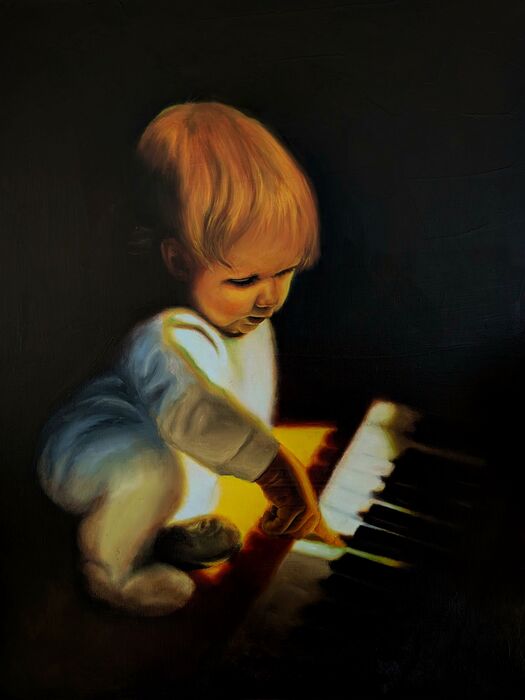 Henry, 2025, oil, 20 x 16 in. / 50.8 x 40.64 cm.