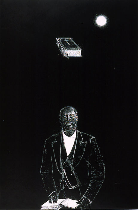 John Jasper, 1993, scratchboard, 24 x 18 in. / 60.96 x 45.72 cm.