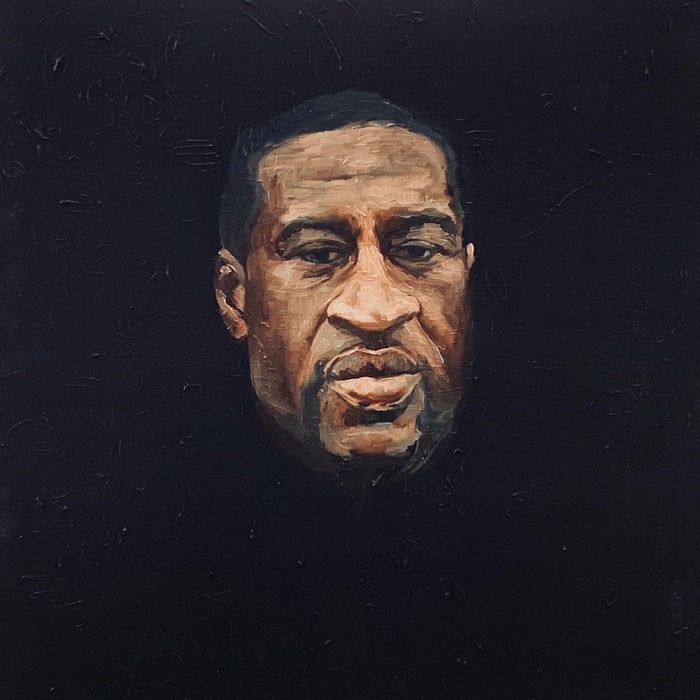 George, 2020, oil, 20 x 20 in. / 50.8 x 50.8 cm.