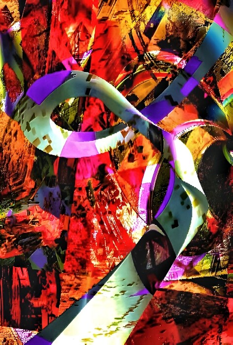 Sudden Interruption, 2026, digital art print, 36 x 24 in. / 91.44 x 60.96 cm.