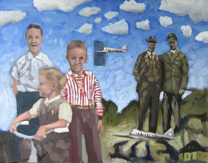 The Boys, 2024, oil on canvas, 22 x 28 in. / 55.88 x 71.12 cm.