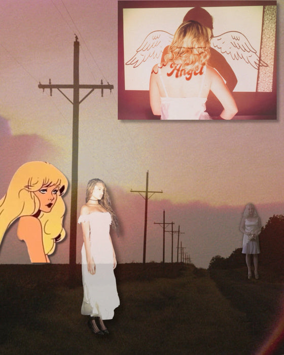 Past the Last Familiar Road, 2026, digital collage, 20 x 16 in. / 50.8 x 40.64 cm.