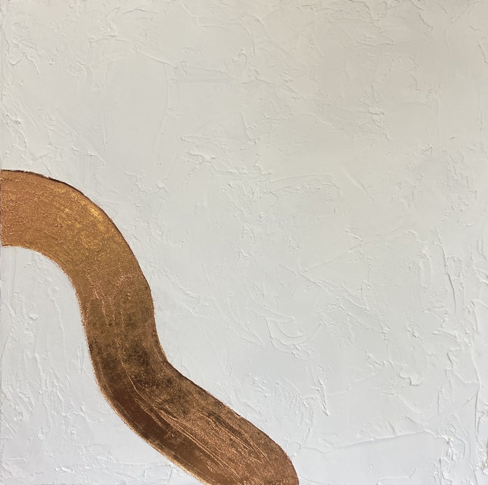 AUCU, 2023, mixed media, 36 x 36 in. / 91.44 x 91.44 cm.