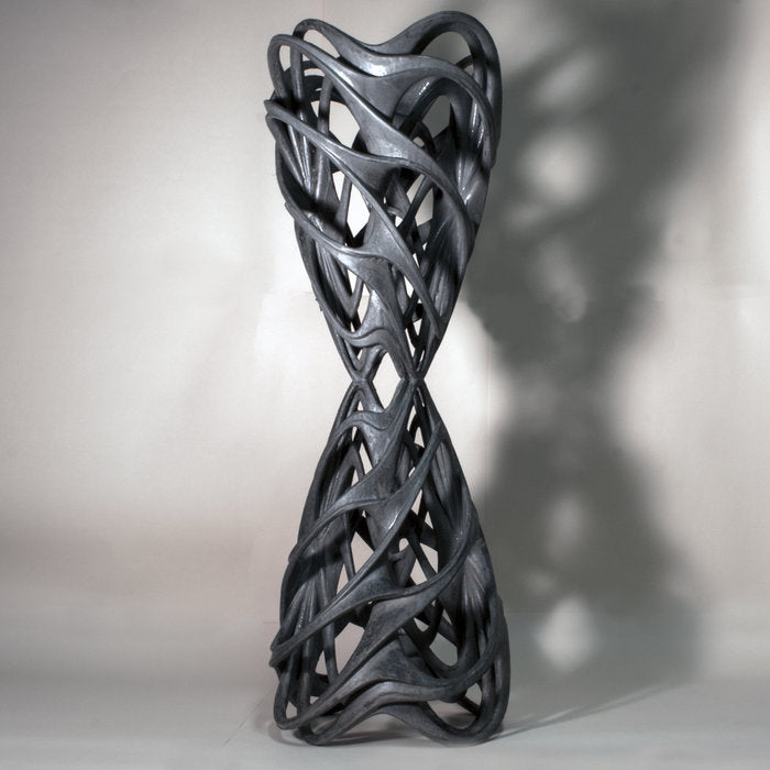 Across the Sands of Time 02, 2019, 3D printed silica, 36 x 12 x 12 in. / 91.44 x 30.48 x 30.48 cm.