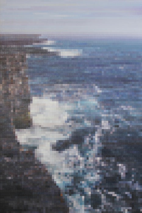 Aran Island Coast, 2021, acrylic on canvas, 49 x 33 in. / 124.46 x 83.82 cm.