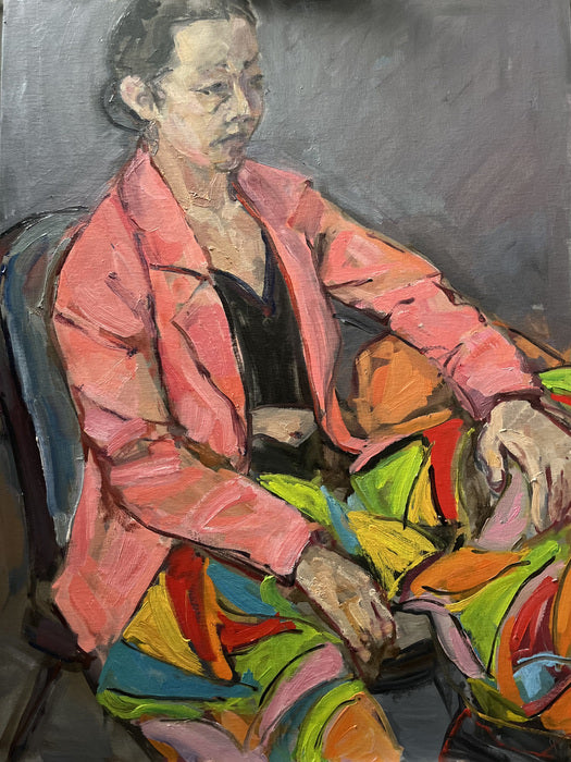Arielle in Color, 2024, oil on canvas, 24 x 18 in. / 60.96 x 45.72 cm.