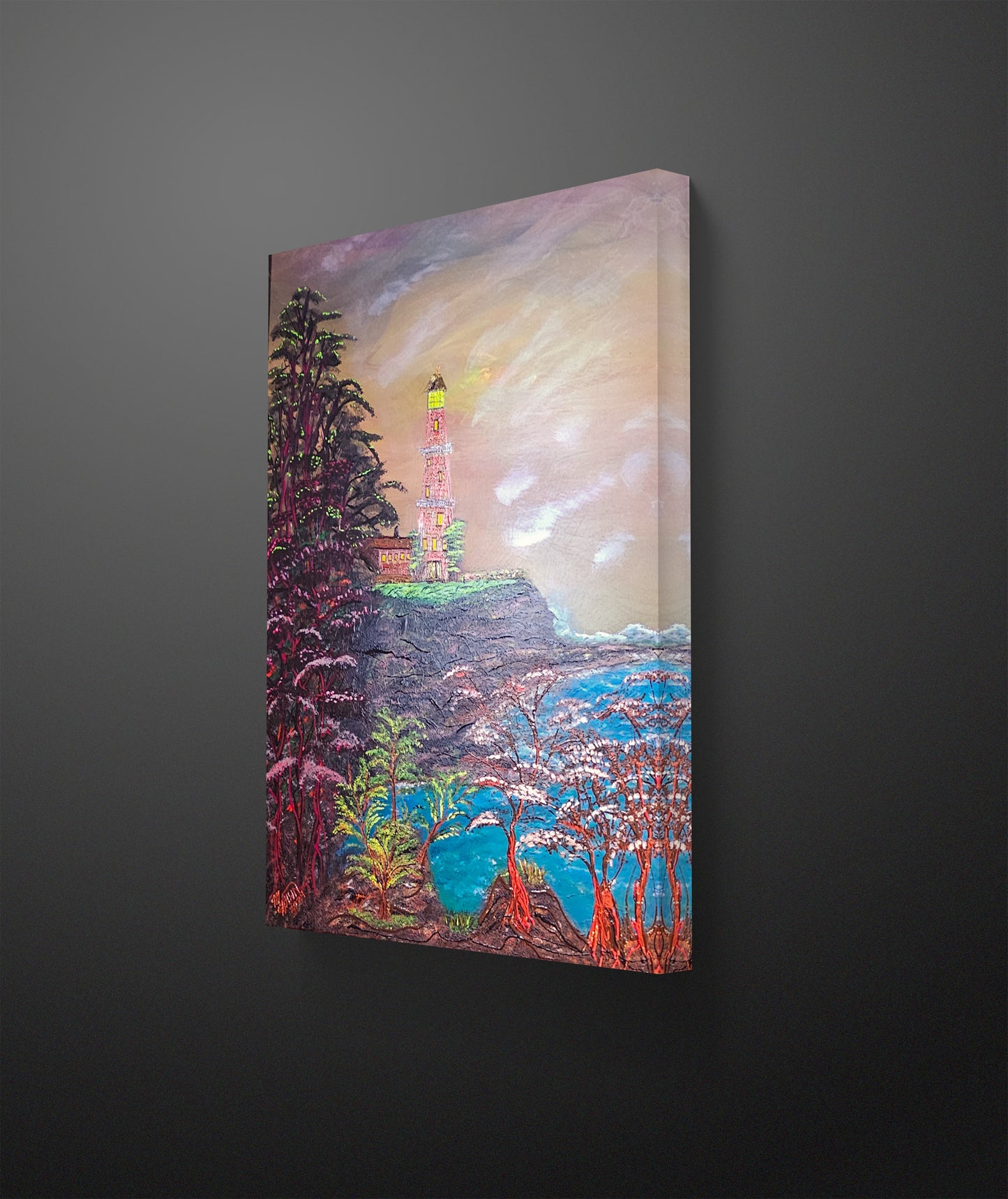 Eternal Light, 2024, acrylic on canvas, 30 x 40 in. / 76.2 x 101.6 cm.