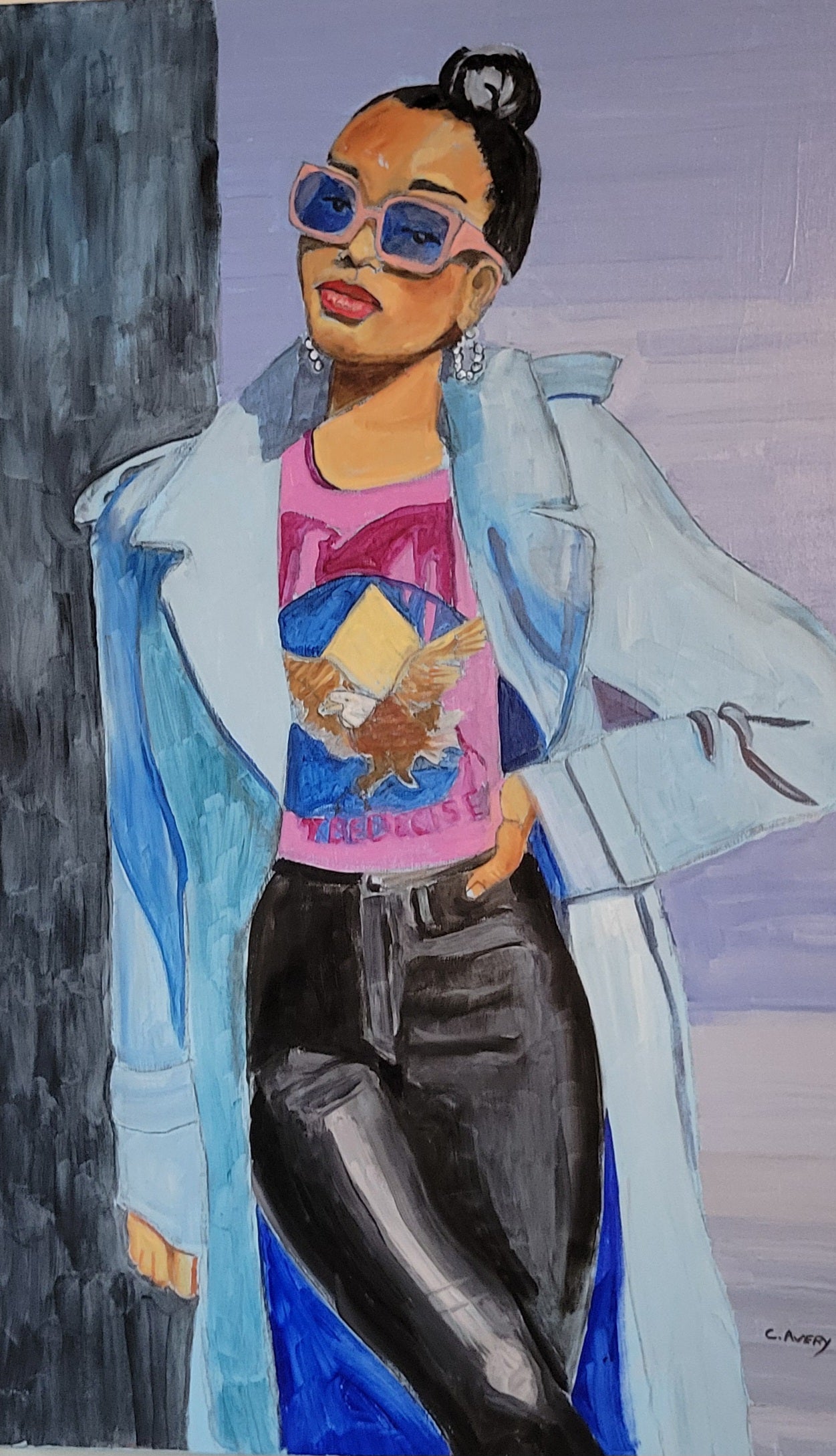 Chelsea, 2024, oil on canvas, 30 x 48 in. / 76.2 x 121.92 cm.