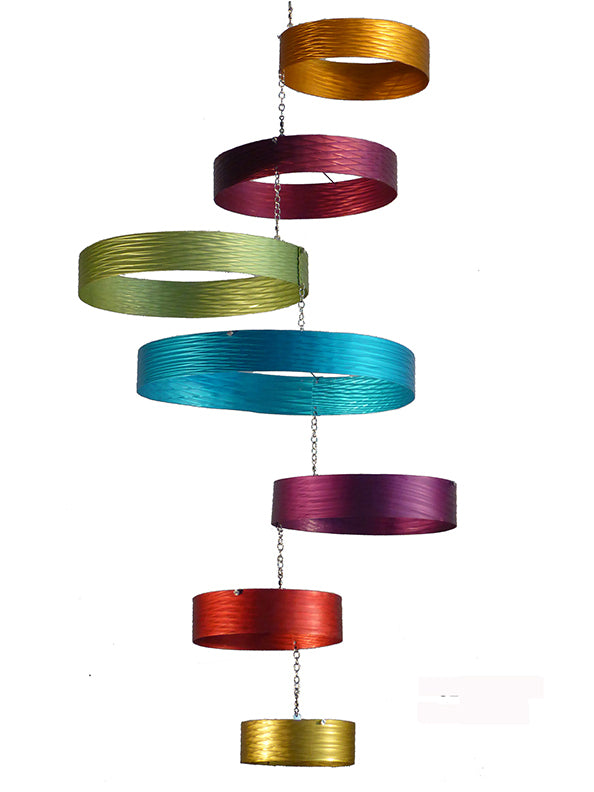 Circ Mobile, 2018, anodized aluminum, 42 x 30 in. / 106.68 x 76.2 cm.