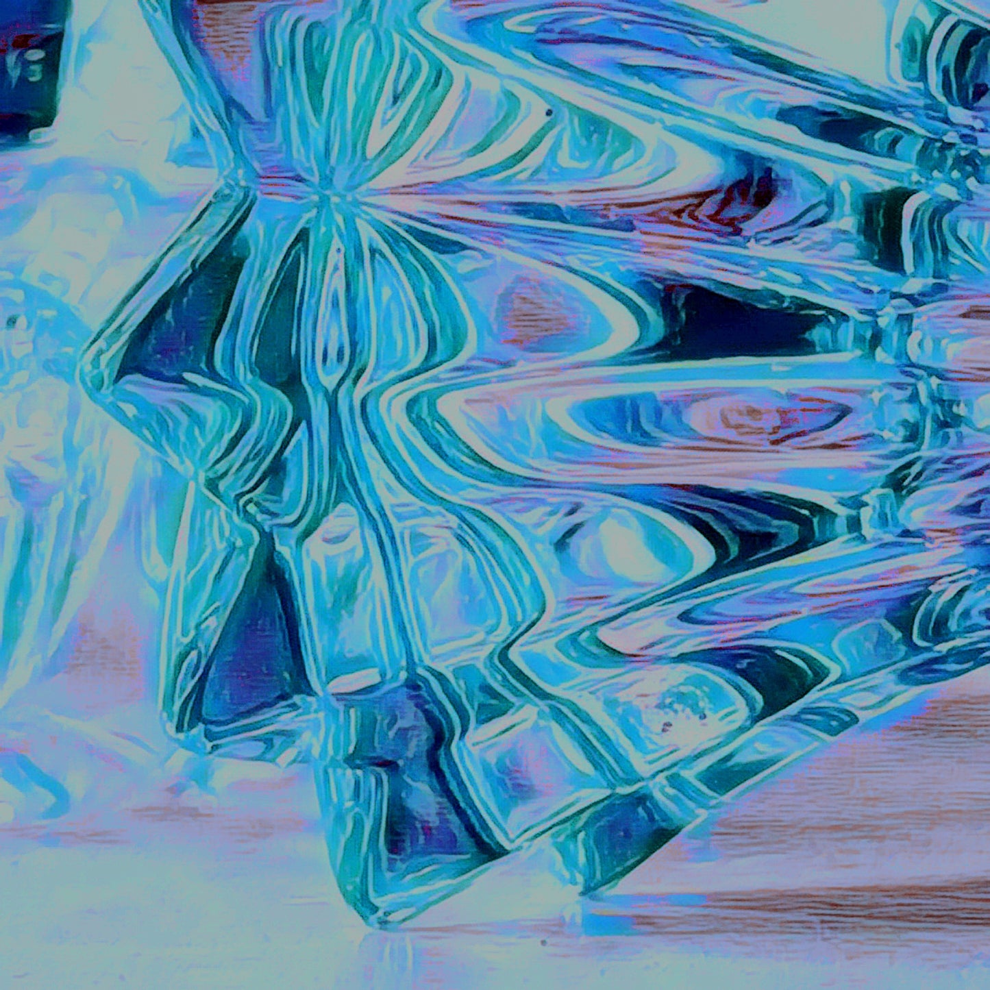 Crystaluscious Turquoise Lilac, 2024, digital photography, 12 x 12 in. / 30.48 x 30.48 cm.
