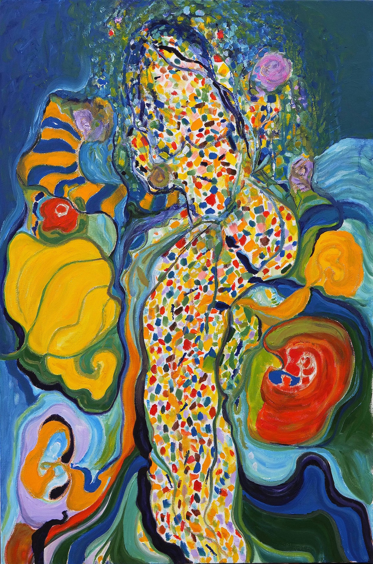 Woman No.2, 2024, oil on canvas, 36 x 24 in. / 91.44 x 60.96 cm.