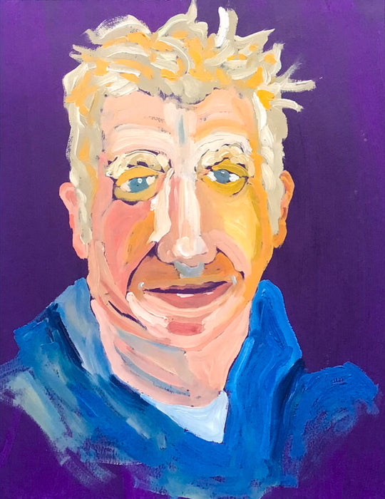 David, 2023, oil, 9 x 9 in. / 22.86 x 22.86 cm.
