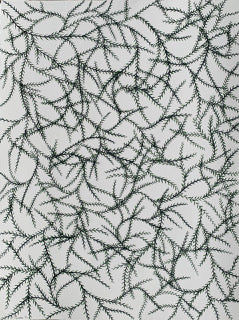 Entwined Leaves, 2020, watercolor on watercolor paper, 18 x 24 in. / 45.72 x 60.96 cm.
