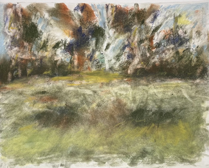 Field - September 2023, 2023, conte, 14 x 17 in. / 35.56 x 43.18 cm.