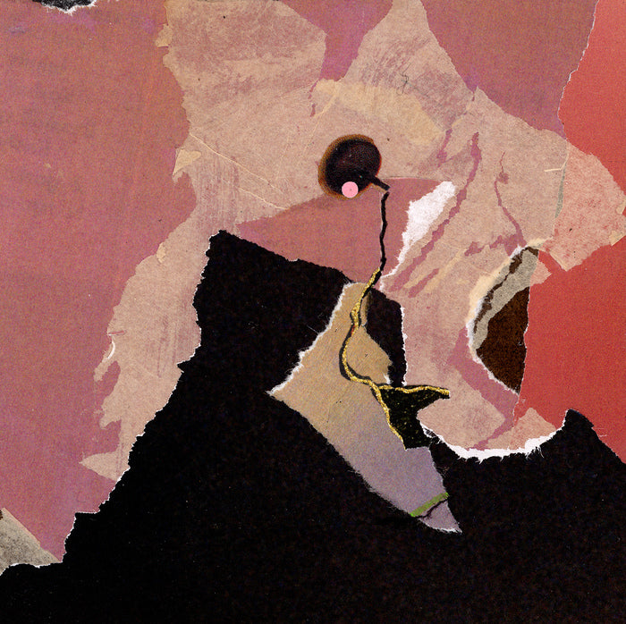 Glamour Shot, 2024, collage, 5 x 5 in. / 12.7 x 12.7 cm.