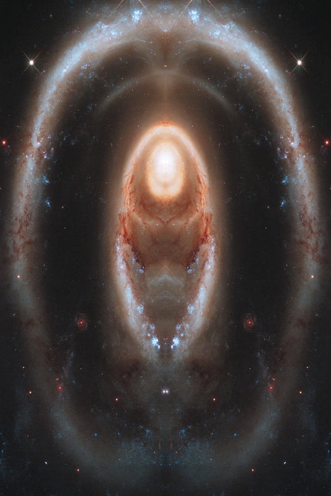 Goddeuss, 2019, archival ink on metal, 48 x 12 in. / 121.92 x 30.48 cm.